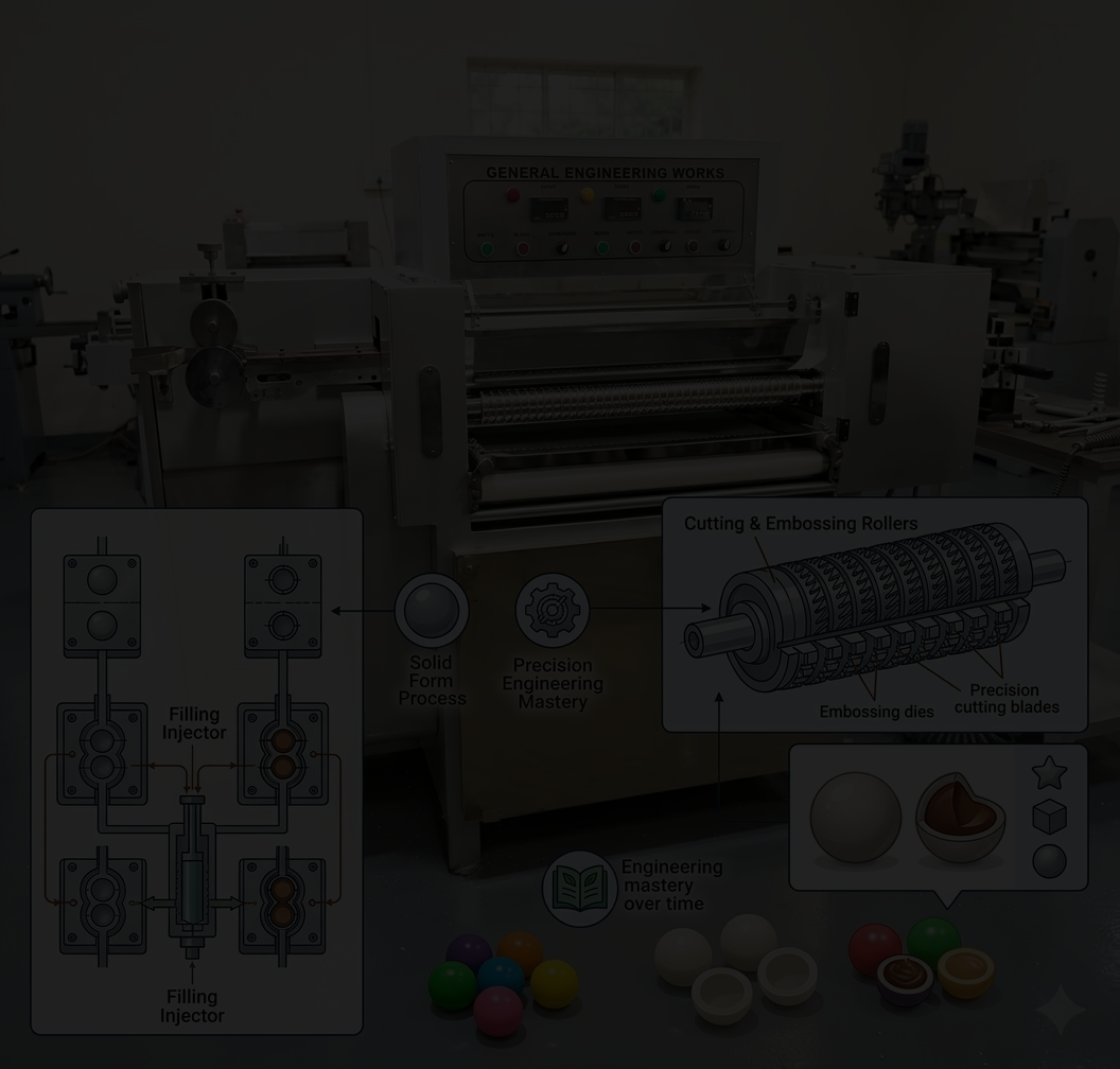 Industrial scale confectionery production
