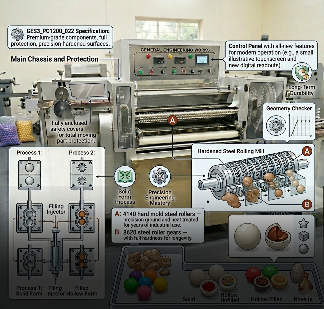 Ball Forming Machine construction detail