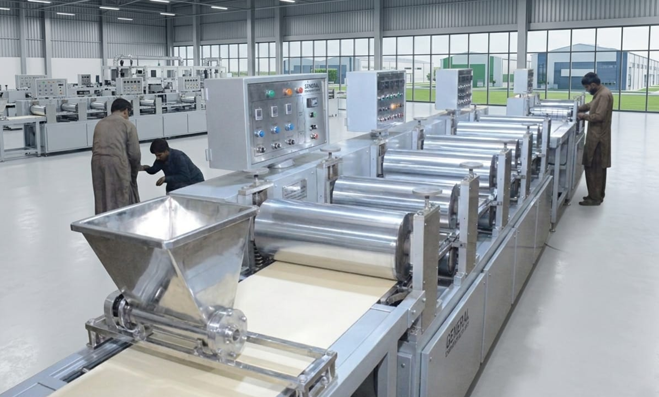 Bubble Gum Extruder Forming Line