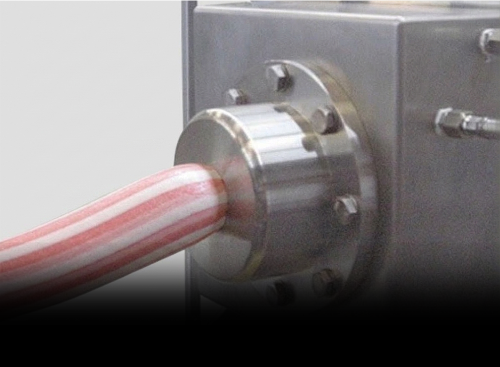 Bubble gum extrusion