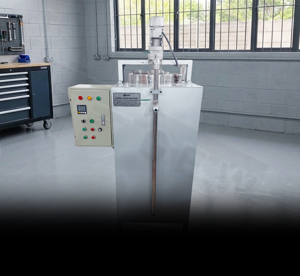 Liquid filling pump in operation