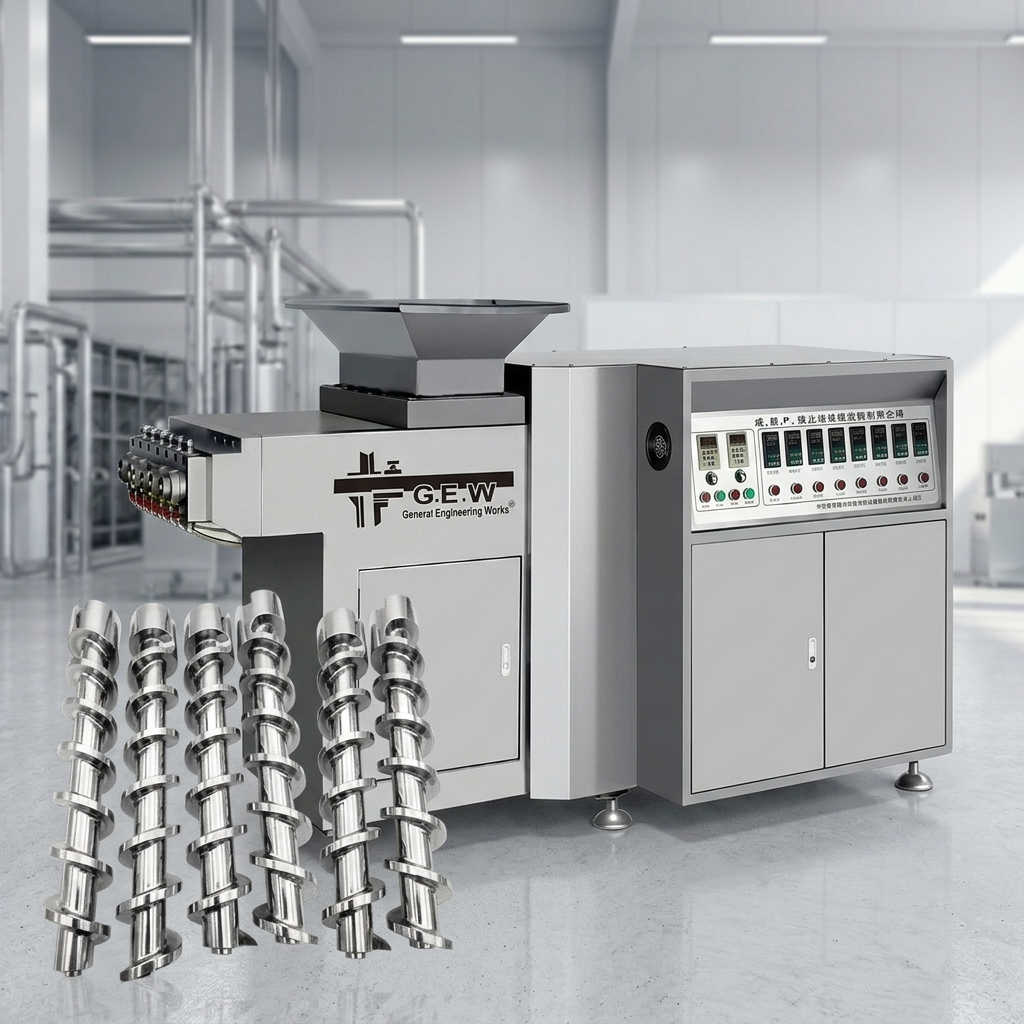 Bubble Gum Extruder High Speed Six Screw